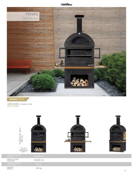 Feniks Barbekü 50*80