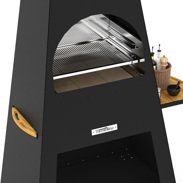 Metal Piramit Barbekü