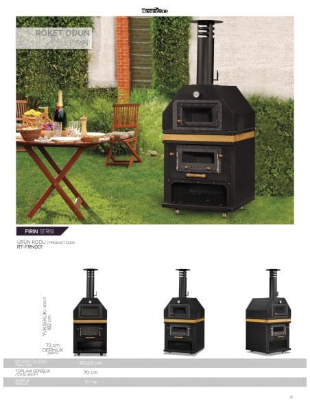 Roket Odun Fırını - Pizza Fırını