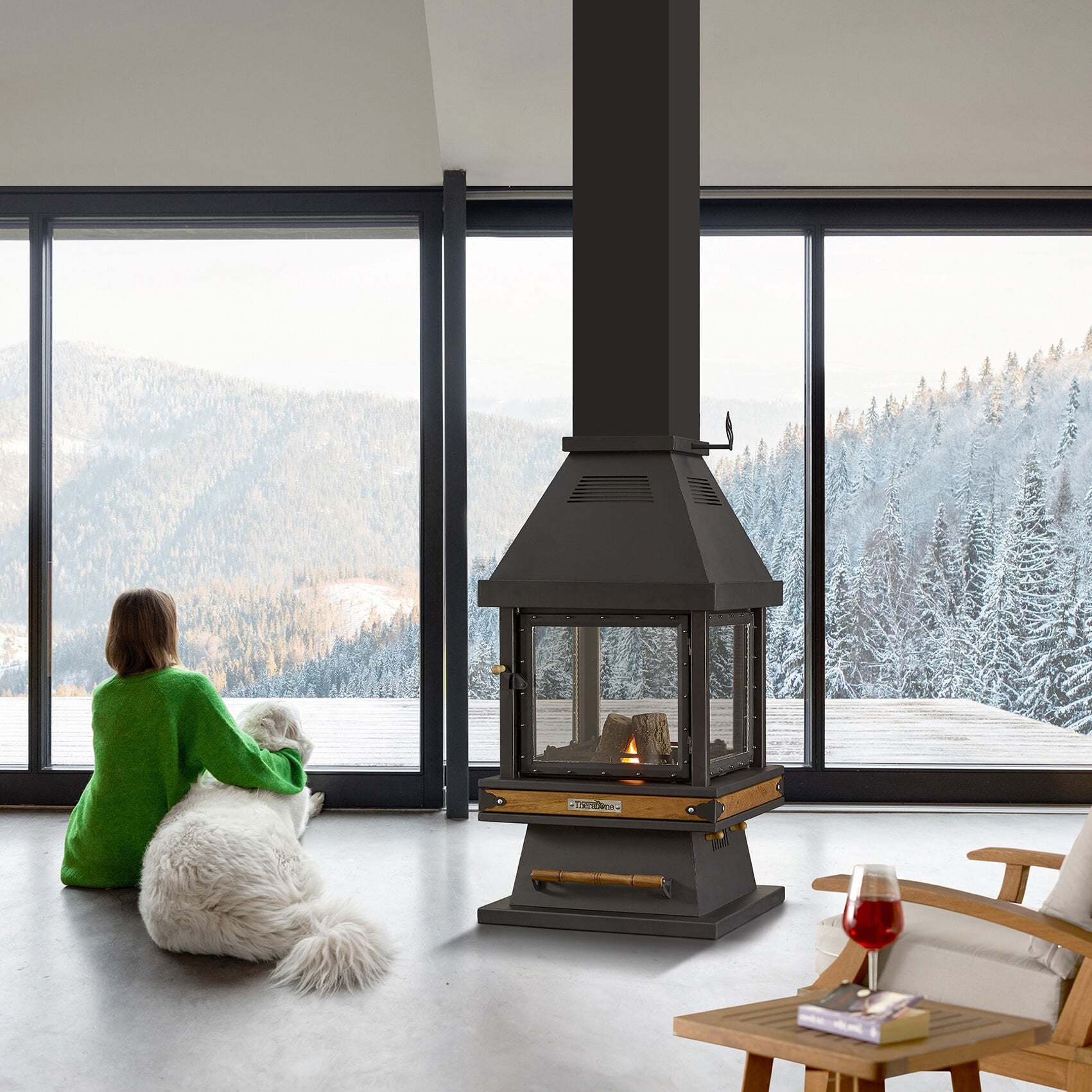 Median Metal Orta Şömine