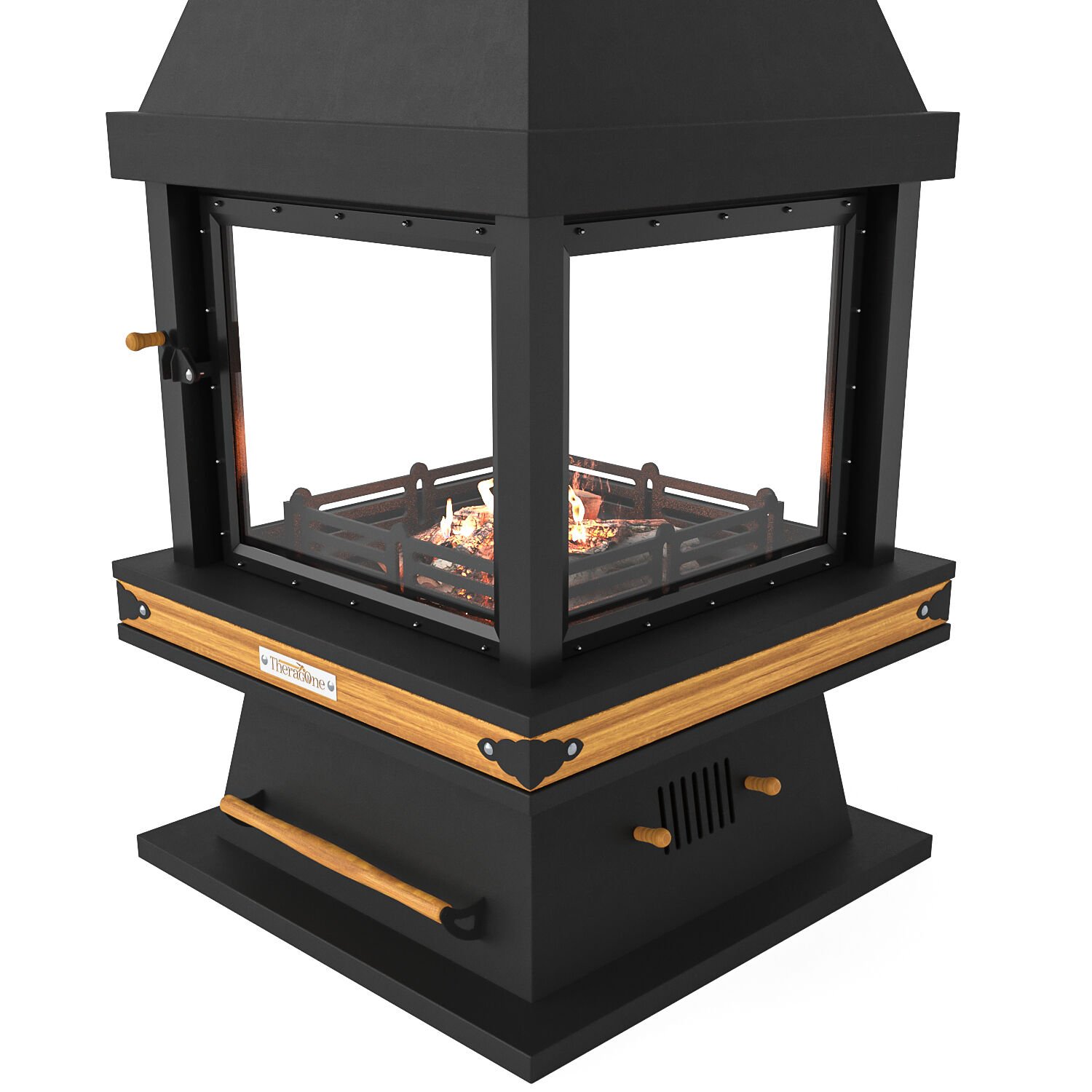 Median Metal Orta Şömine