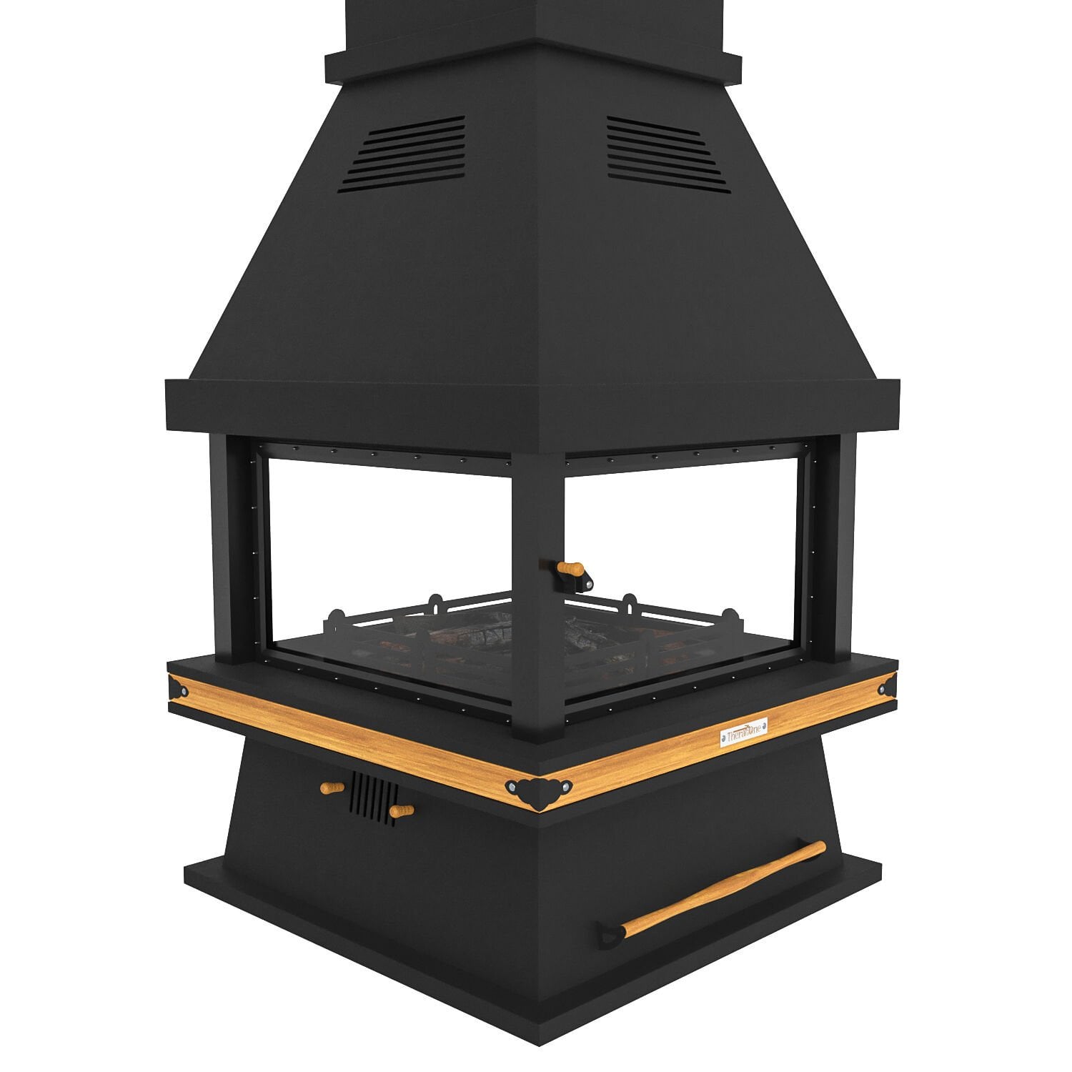 Median Metal Orta Şömine 140*140