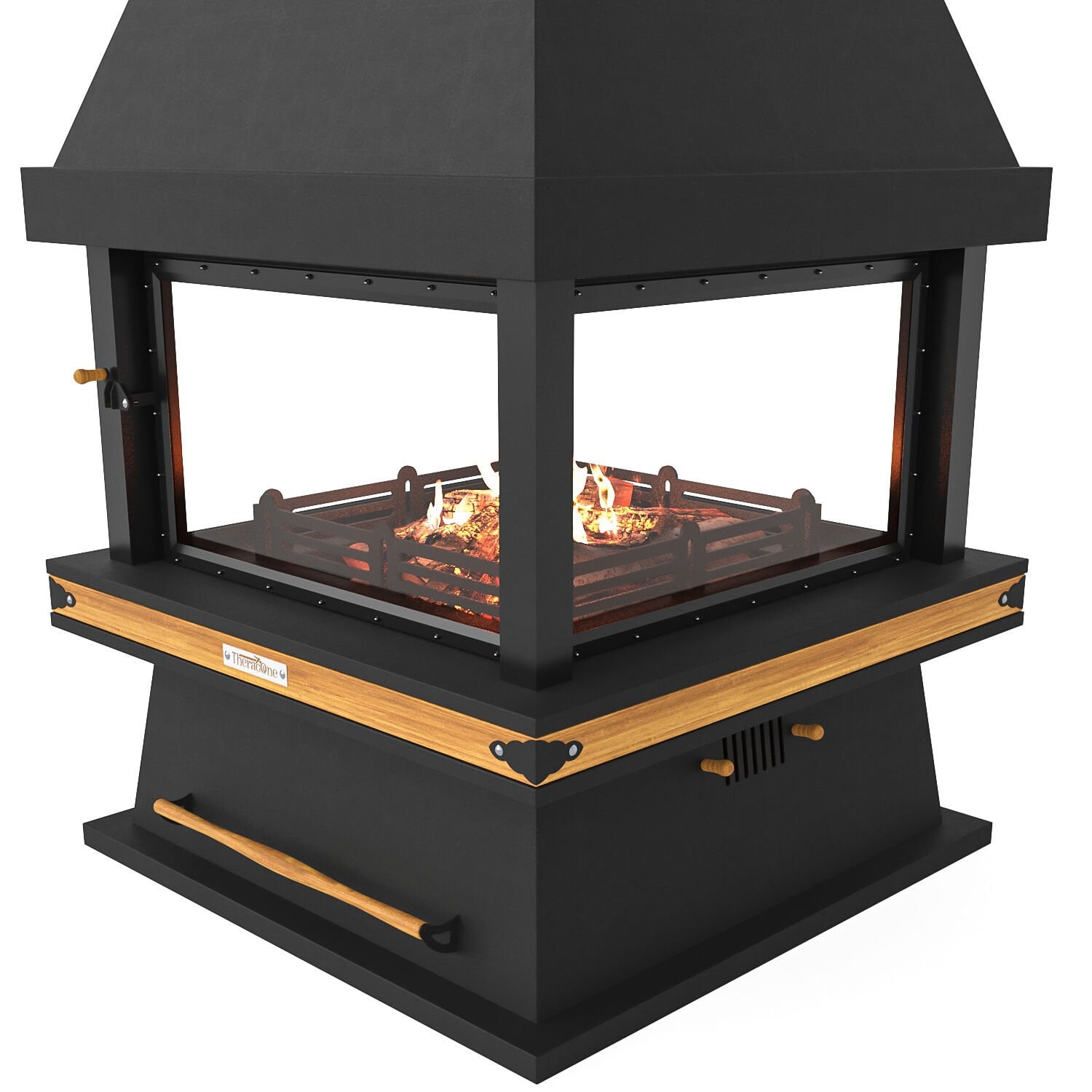 Median Metal Orta Şömine 140*140