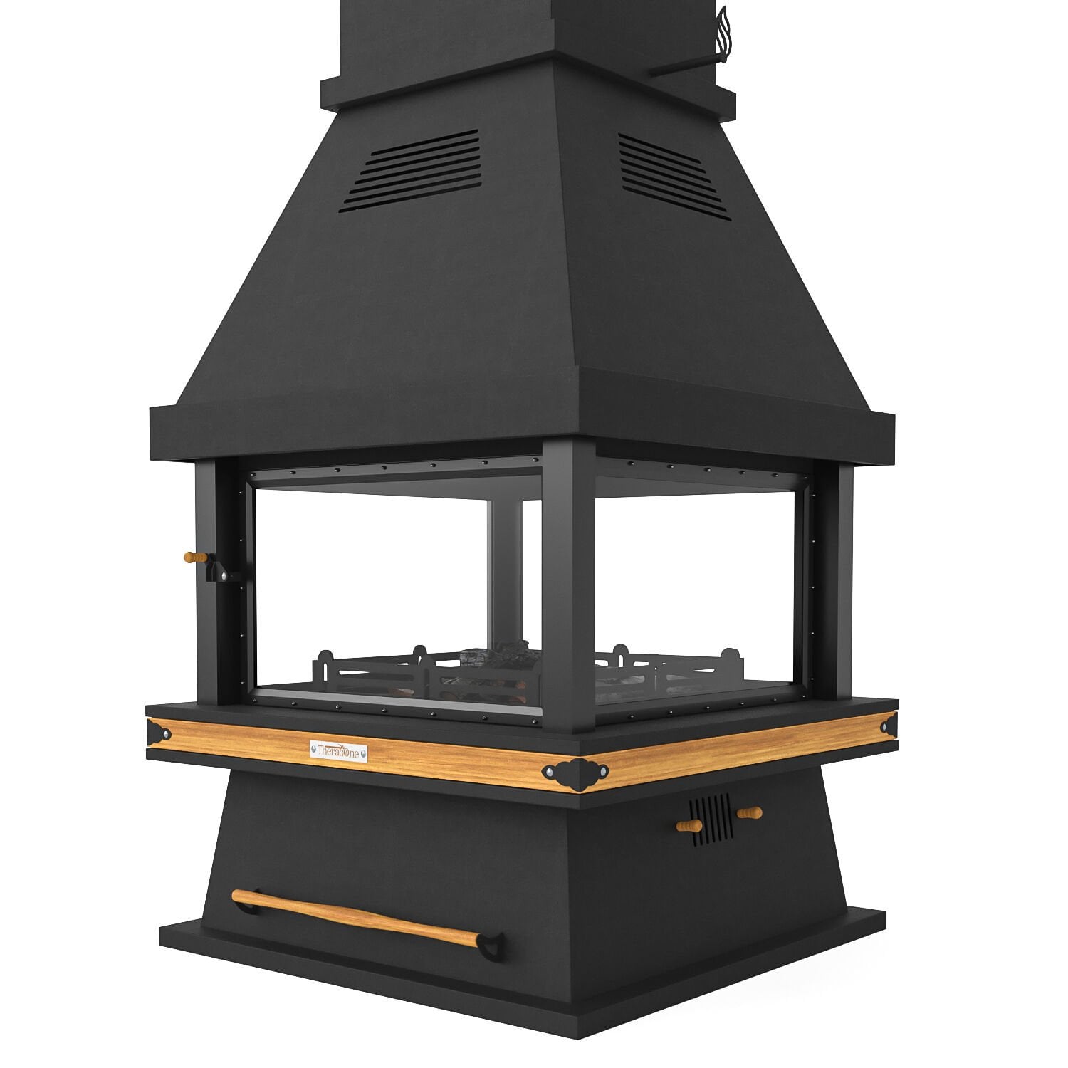 Median Metal Orta Şömine 140*140