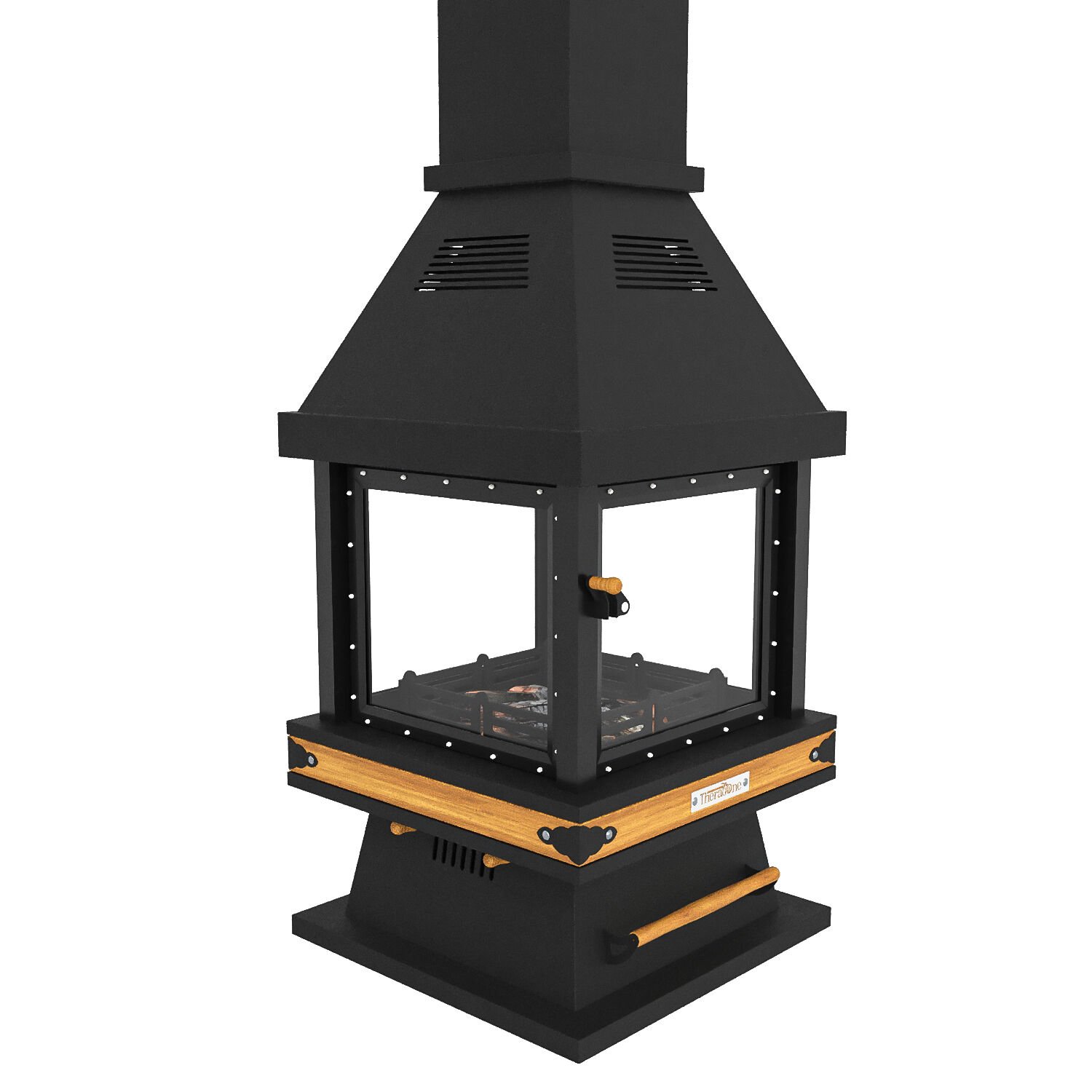 Median Metal Orta Şömine 82*82