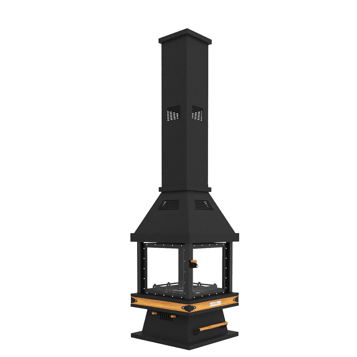 Median Metal Orta Şömine 82*82