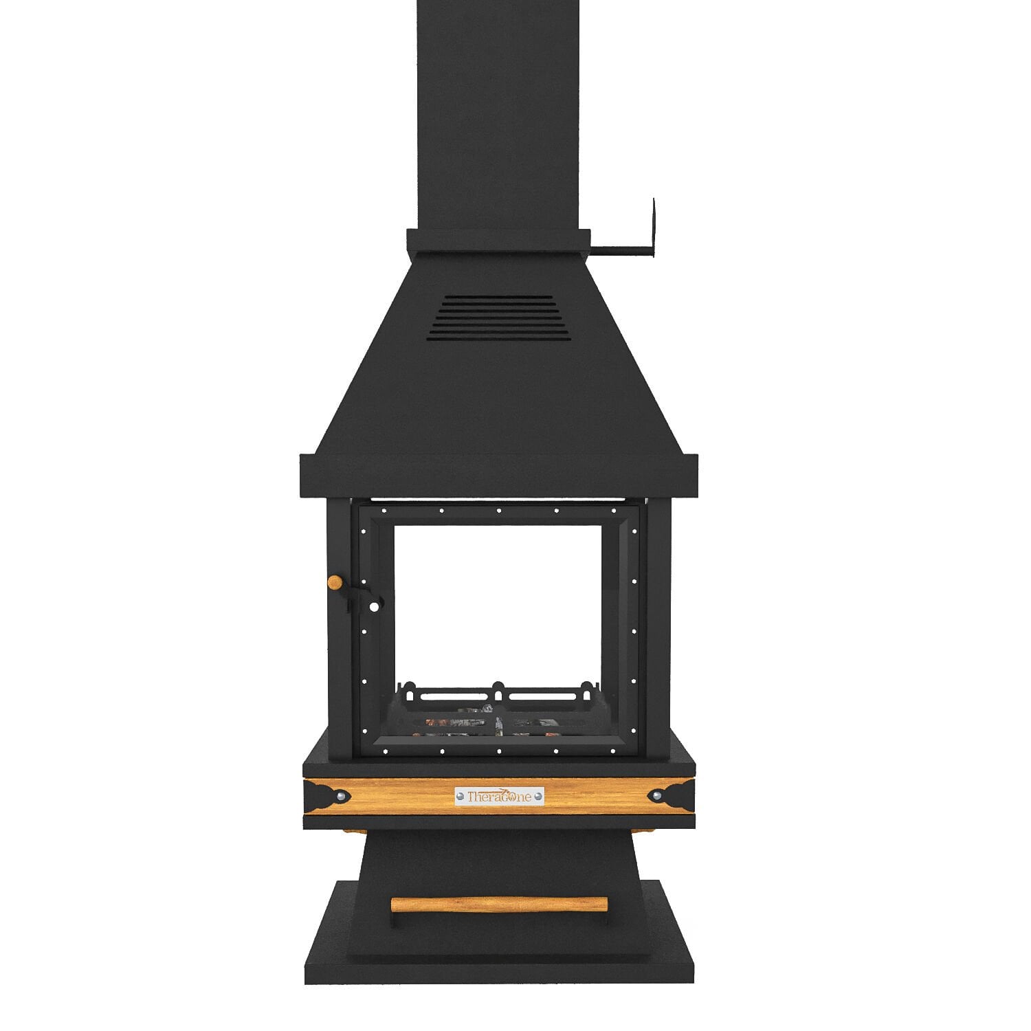 Median Metal Orta Şömine 82*82