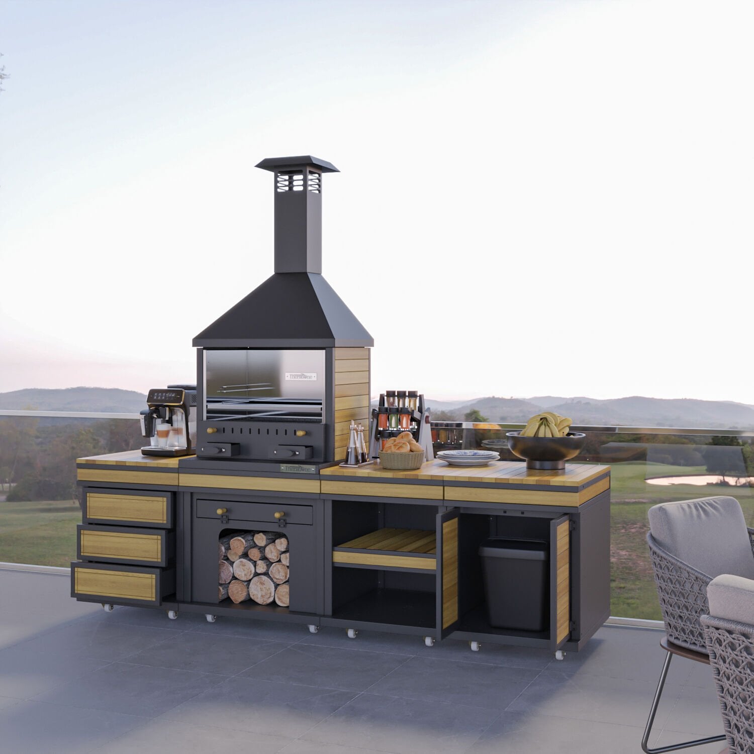 Anka Long Barbekü 40*60*264