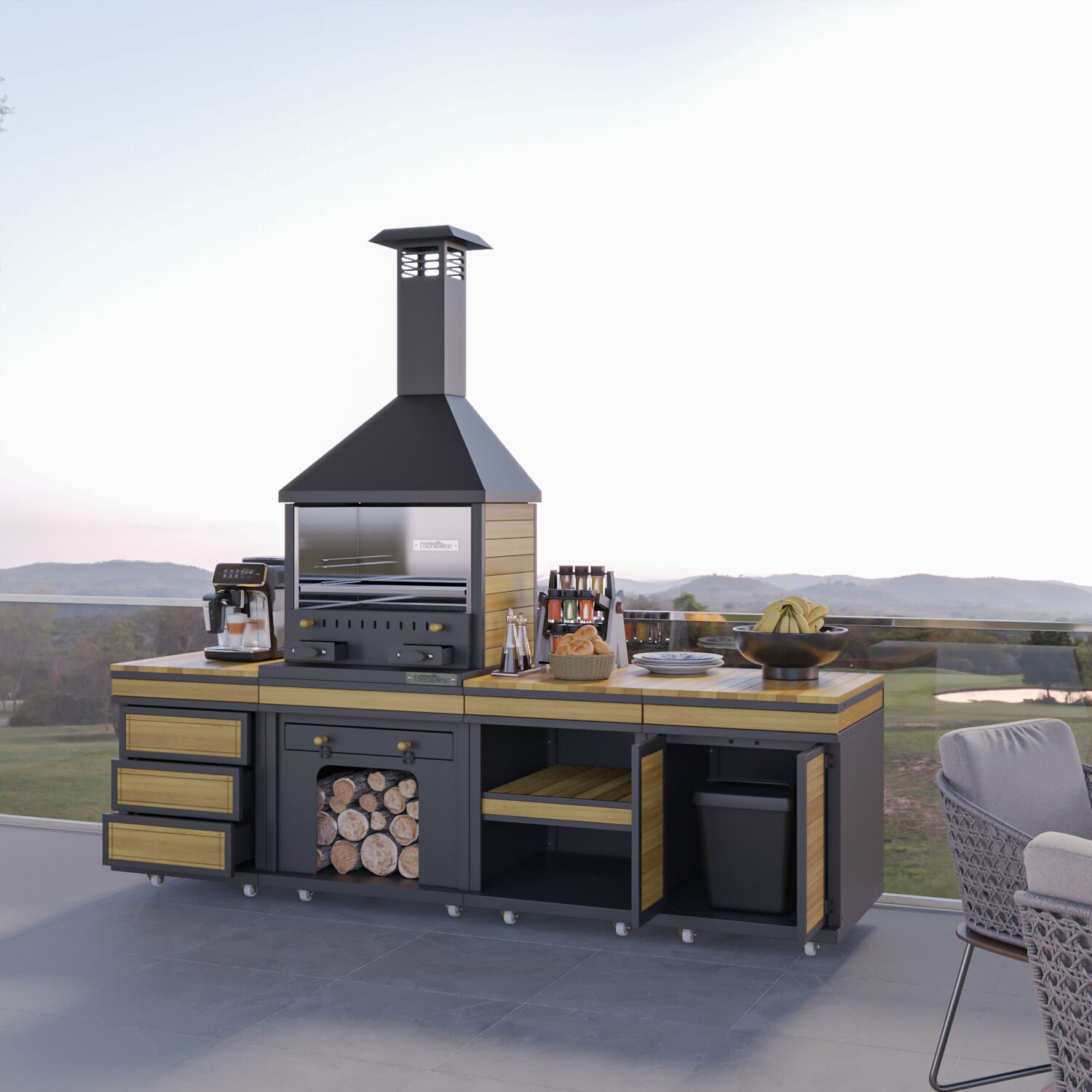 Anka Long Barbekü 40*60*264