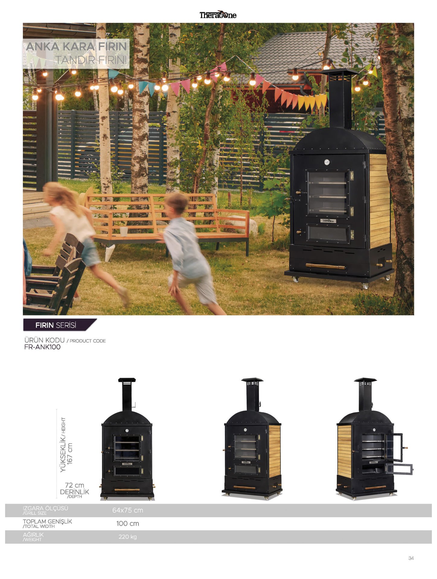 Anka Kara Fırın Tandır Fırını 100\'lük