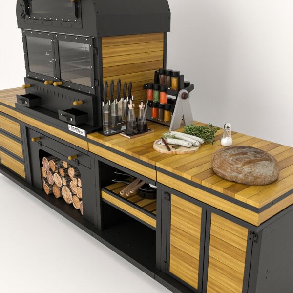 Feniks Long Barbekü 50*80*284