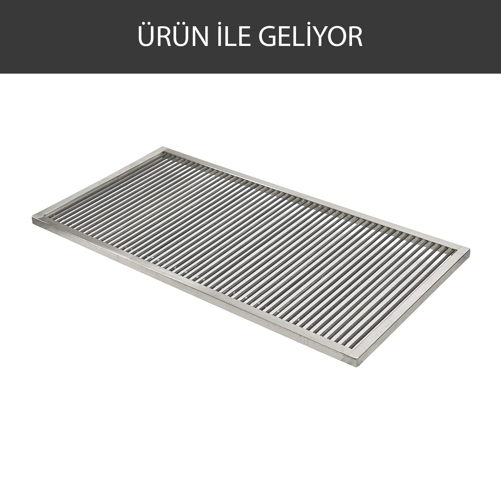 Standart Krom Barbekü Izgarası 40*100