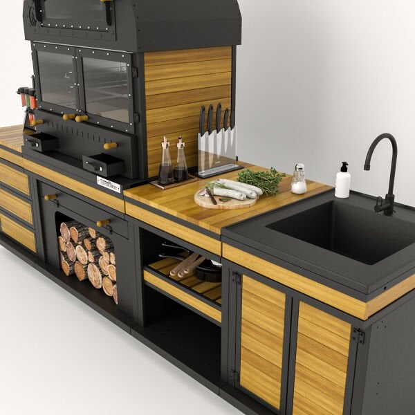 Feniks Long Chef Barbekü 50*80*284