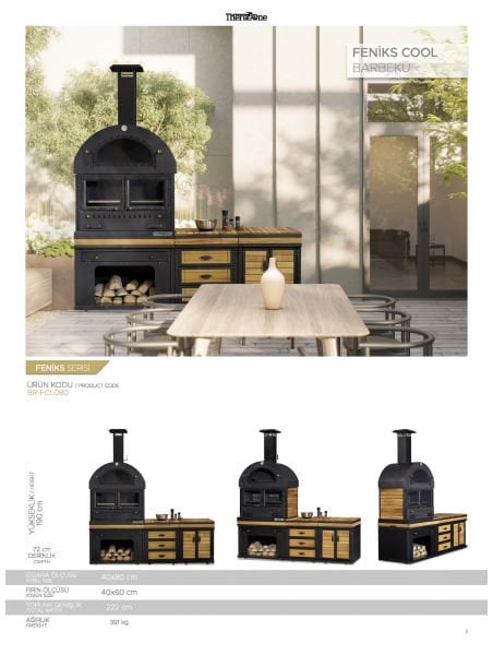 Feniks Cool Barbekü 50*80*222