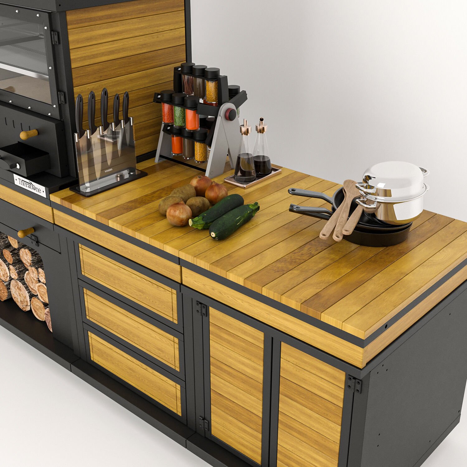 Feniks Cool Barbekü 50*80*222