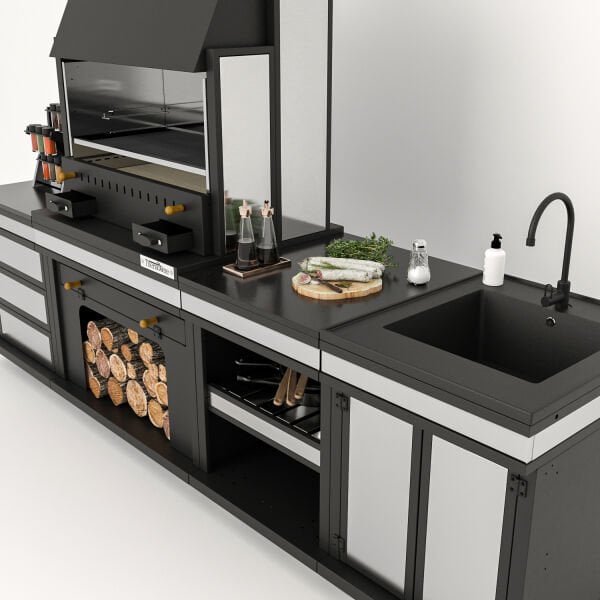 Simurg Long Chef Barbekü 40*60*264