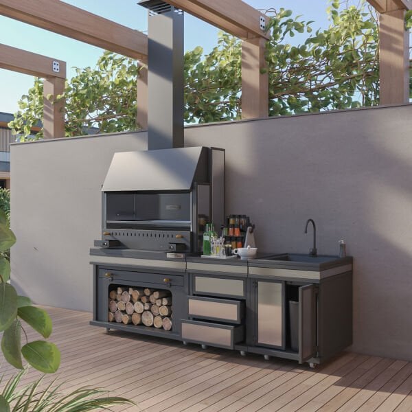 Simurg Cool Chef Barbekü 40*100*242