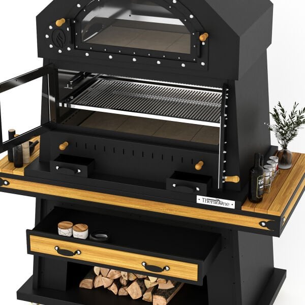 Fırınlı Piramit Barbekü 50*80