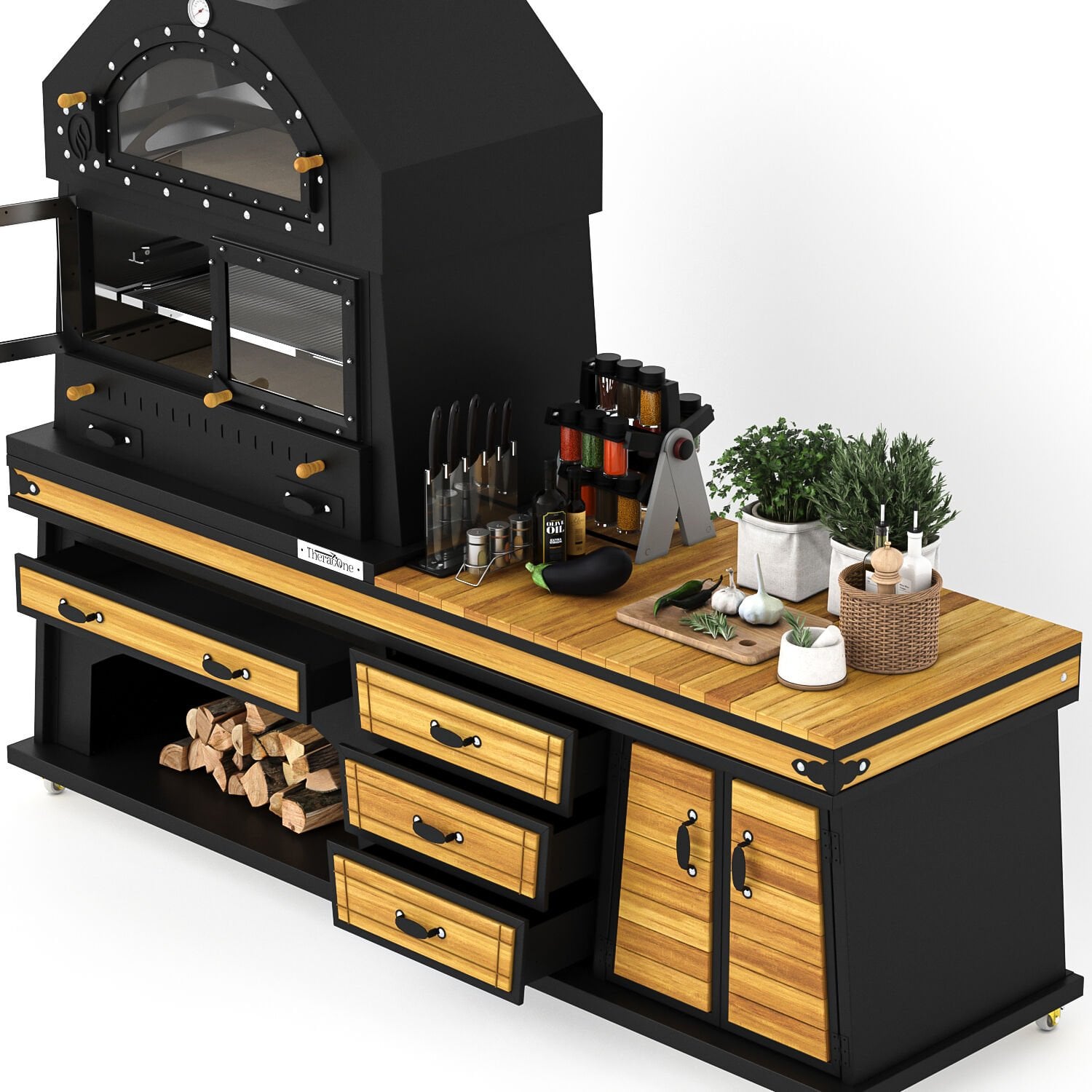 Piramit Cool Barbekü 50*80*240