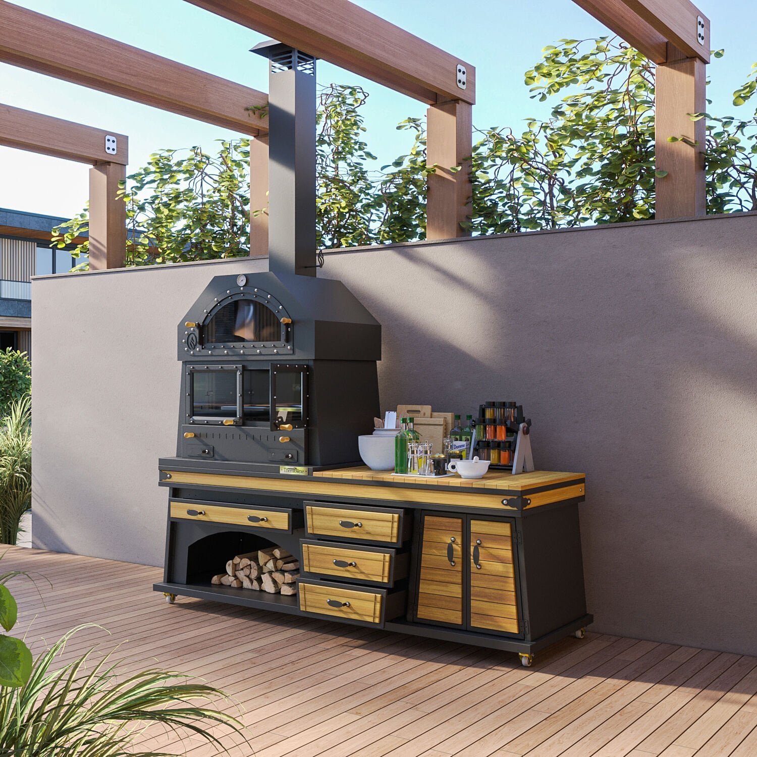 Piramit Cool Barbekü 50*80*240