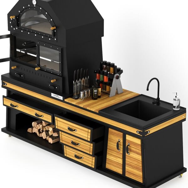 Piramit Cool Chef Barbekü 50*80*240