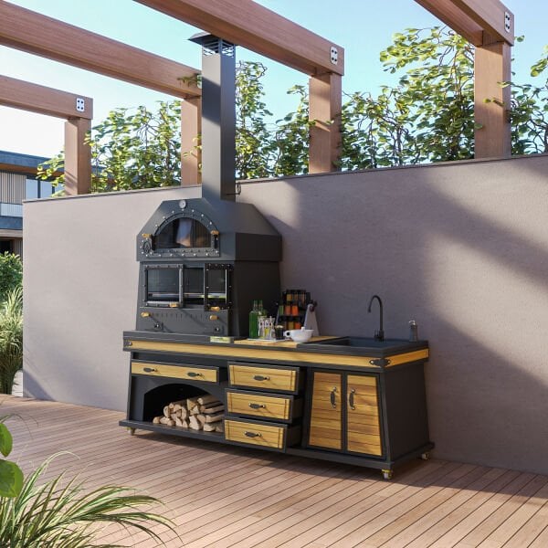 Piramit Cool Chef Barbekü 50*80*240