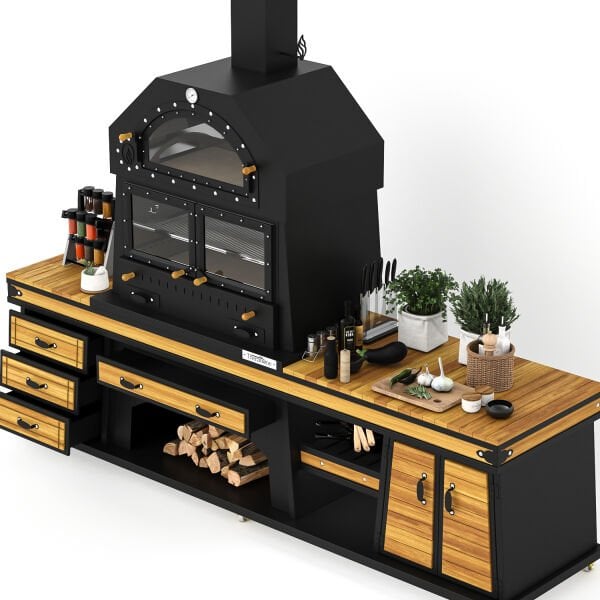 Piramit Long Barbekü 50*80*285