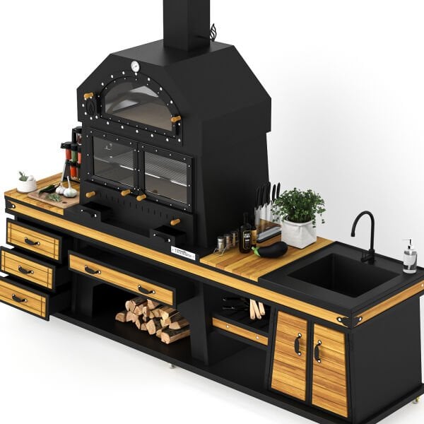 Piramit Long Chef Barbekü 50*80*285