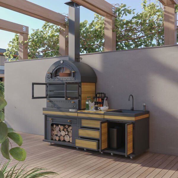 Feniks Cool Chef Barbekü 50*80*222