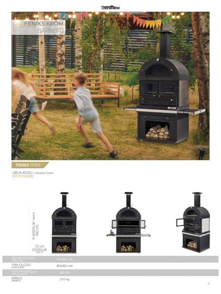 Feniks Krom Barbekü 50*80