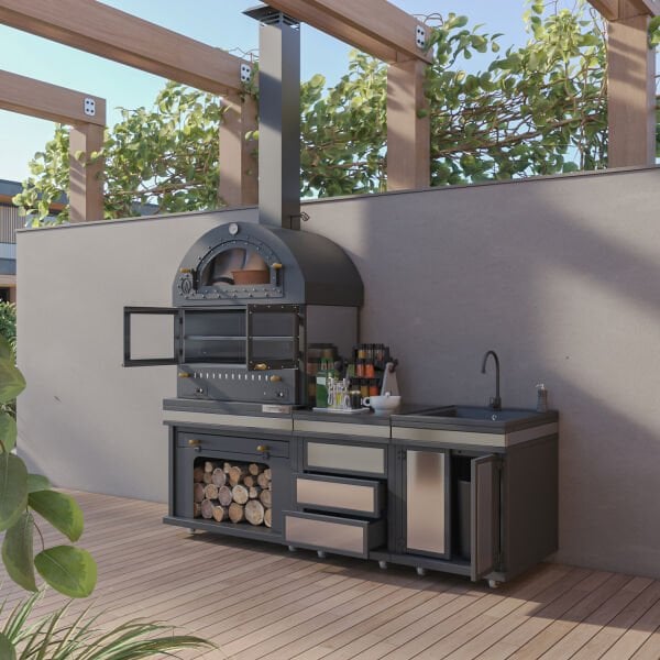 Feniks Modern Cool Chef Barbekü 50*80*222