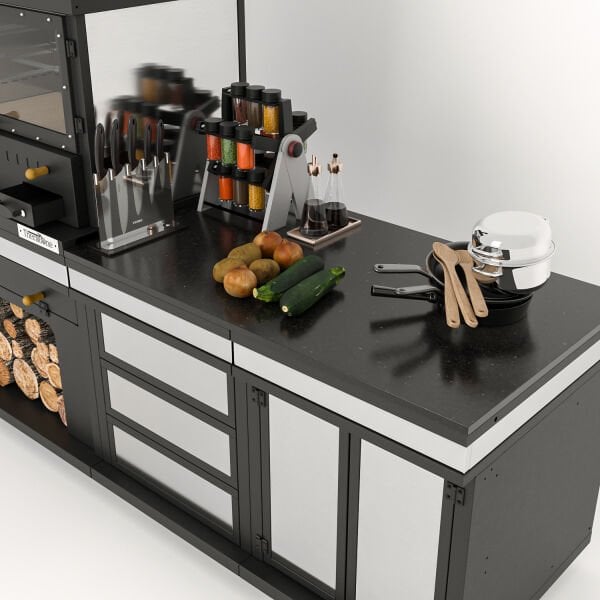 Feniks Modern Cool Barbekü 50*80*222