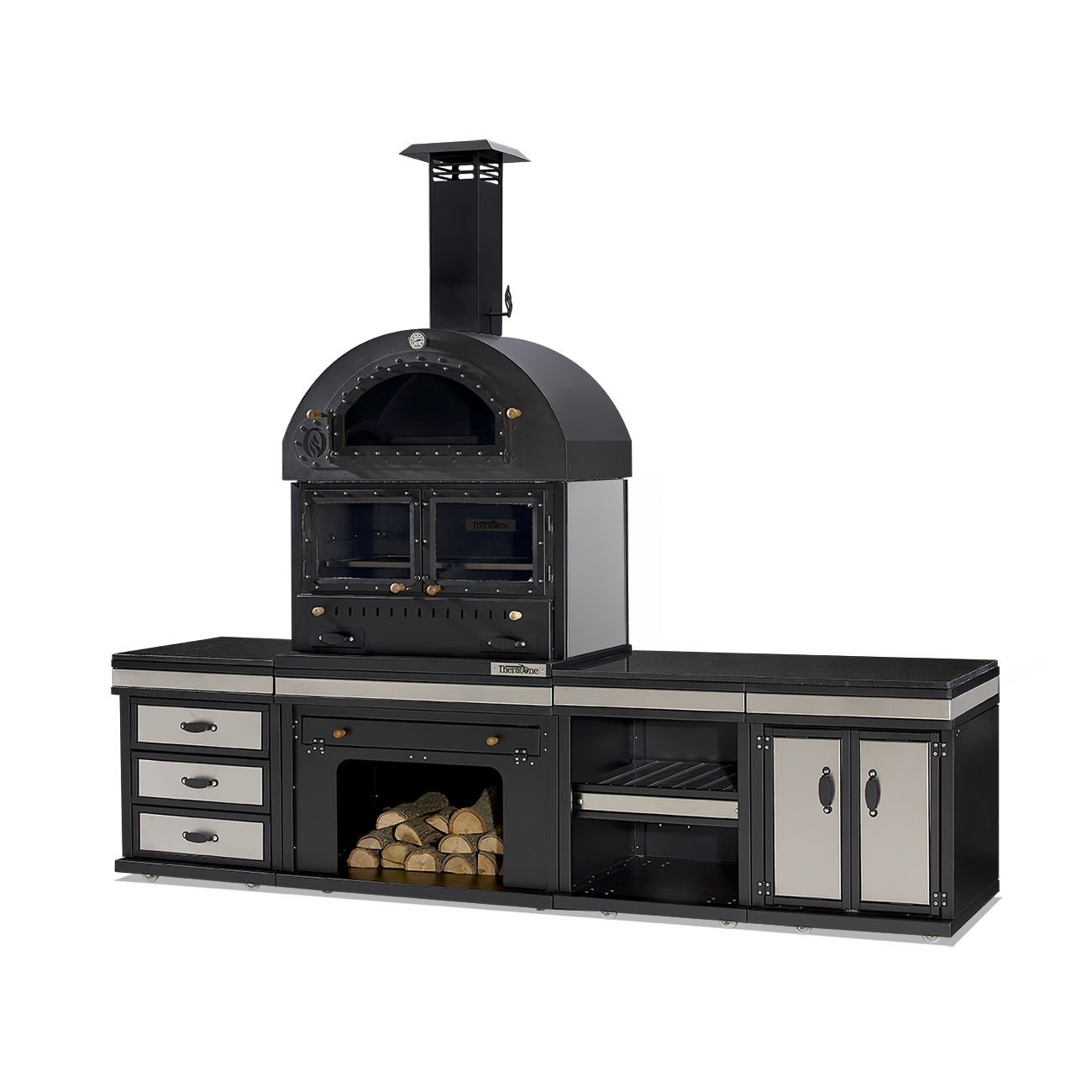 Feniks Krom Long Barbekü 50*80*284