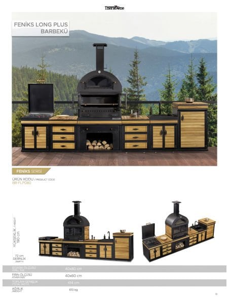 Feniks Long Plus Barbekü 50*80*414