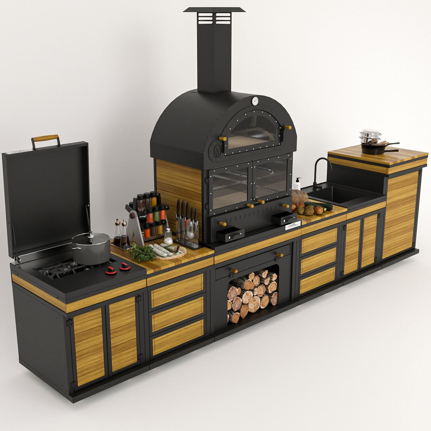 Feniks Long Plus Barbekü 50*80*421