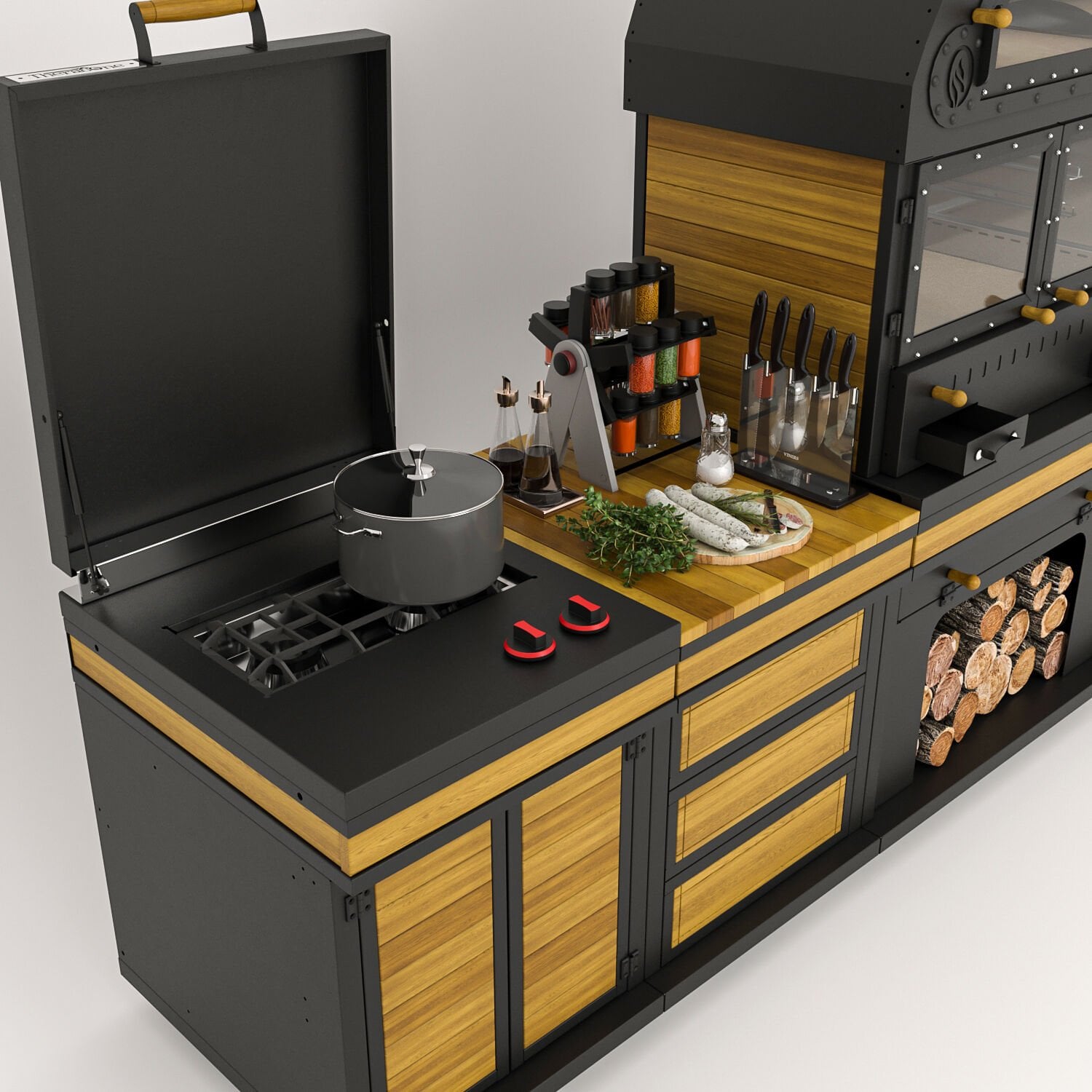 Feniks Long Plus Barbekü 50*80*421
