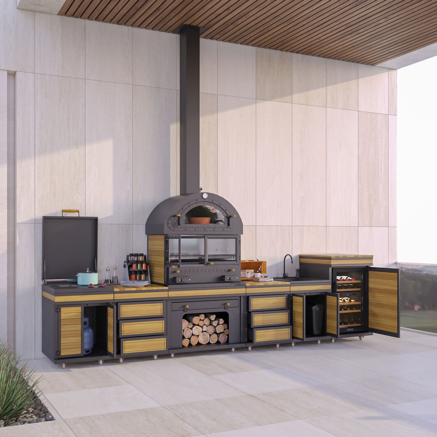 Feniks Long Plus Barbekü 50*80*421