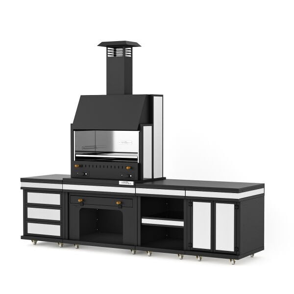 Simurg Long Barbekü 40*80*284