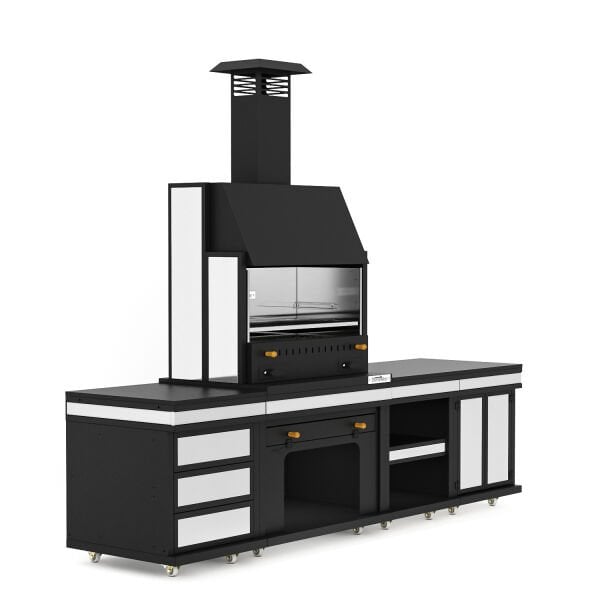 Simurg Long Barbekü 40*80*284