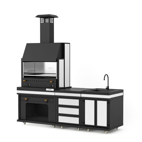 Simurg Cool Chef Barbekü 40*80*222