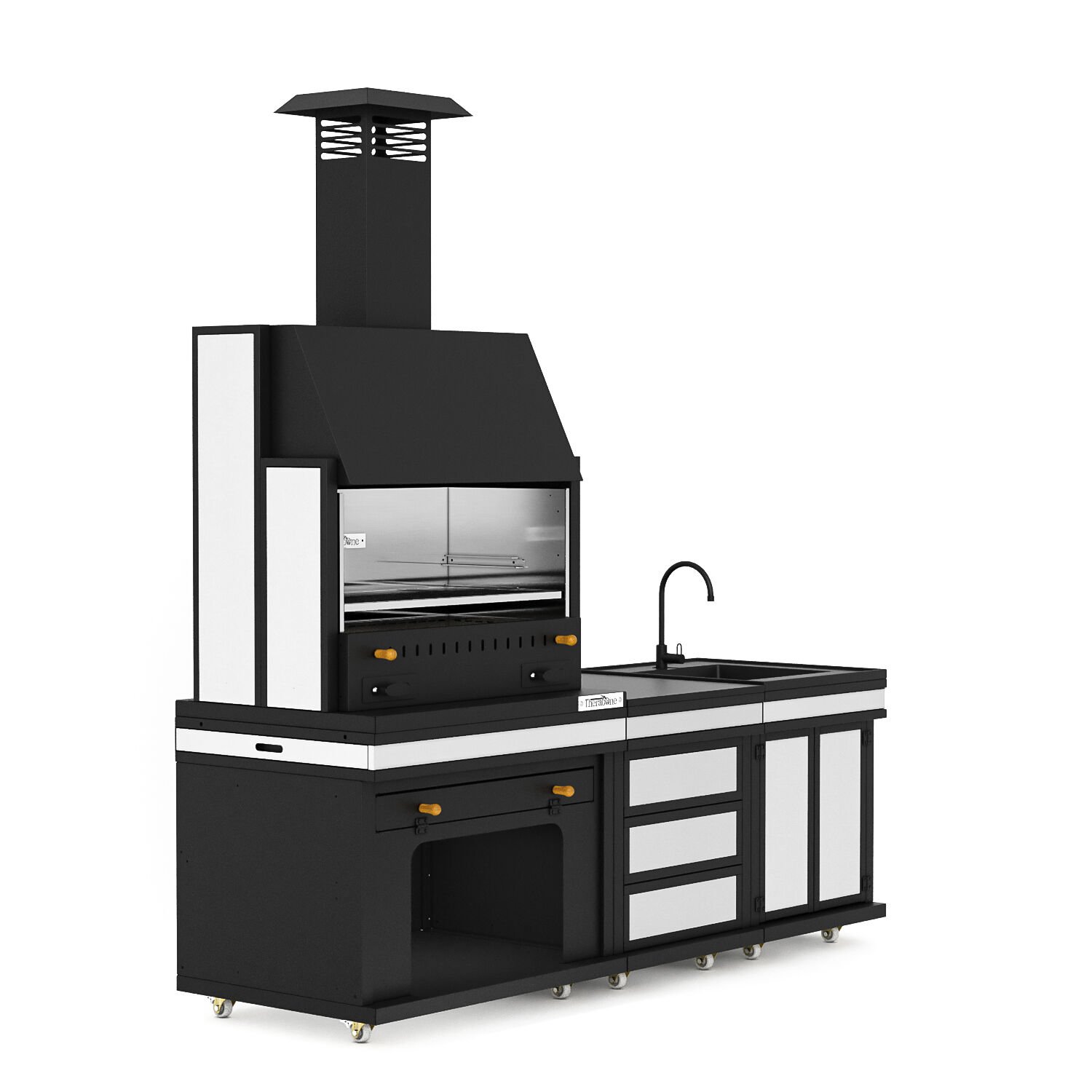 Simurg Cool Chef Barbekü 40*80*222