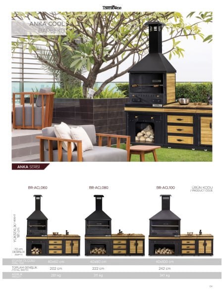 Anka Cool Barbekü 40*100*242