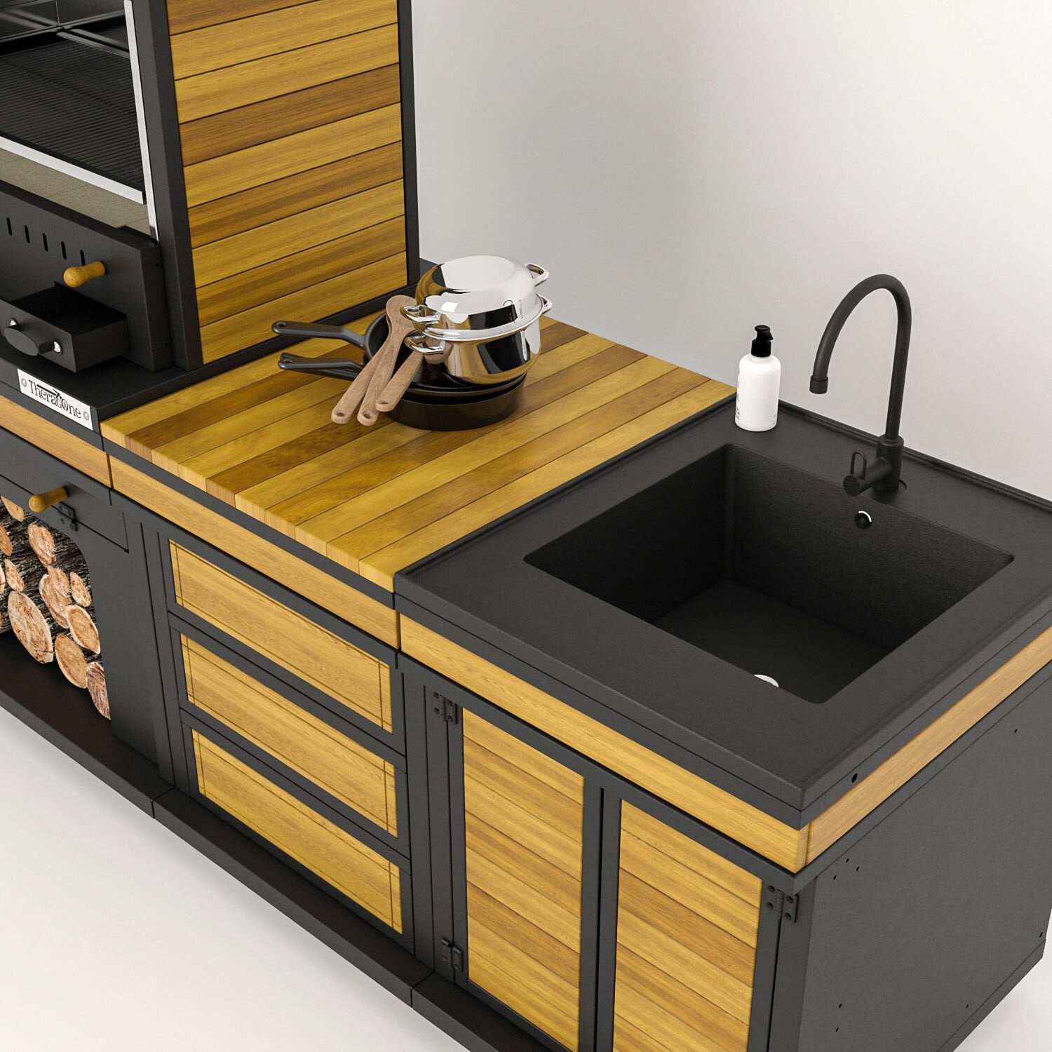 Anka Cool Chef Barbekü 40*80*222