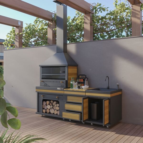 Anka Cool Chef Barbekü 40*80*222