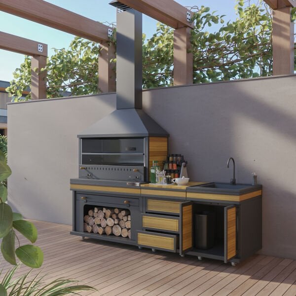 Anka Cool Chef Barbekü 40*100*242