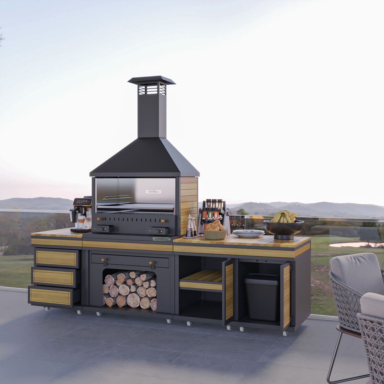 Anka Long Barbekü 40*80*284