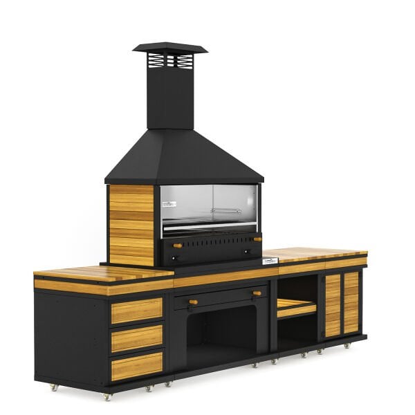 Anka Long Barbekü 40*100*304