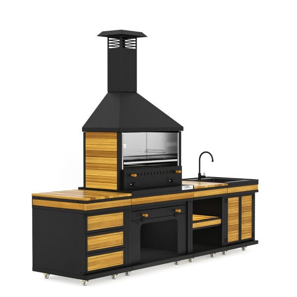 Anka Long Chef Barbekü 40*80*284