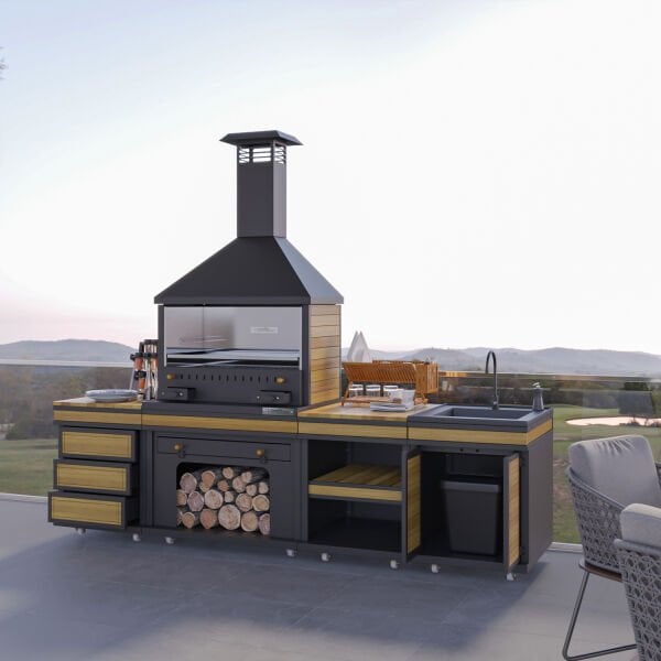 Anka Long Chef Barbekü 40*80*284