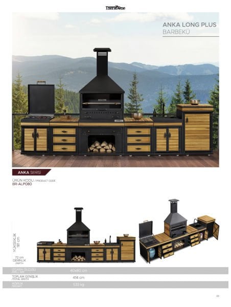 Anka Long Plus Barbekü 40*80*414